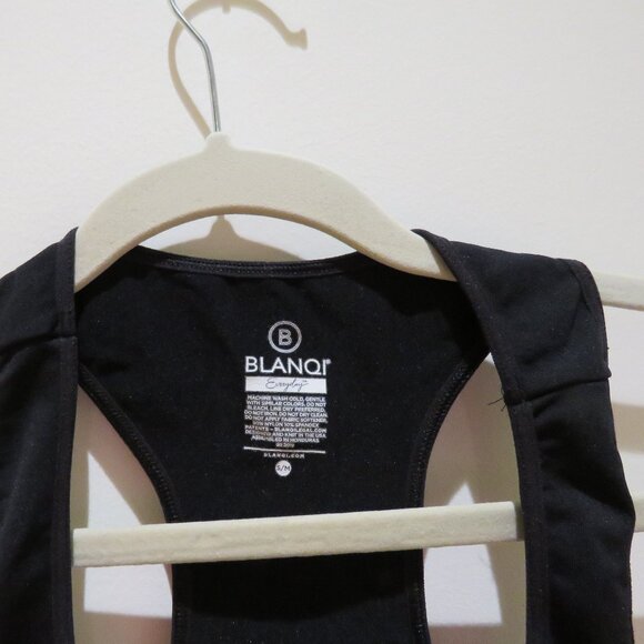 BLANQI Everyday Maternity Sleeveless Dress in Black Stretch Minimalist Corporate - Picture 6 of 15